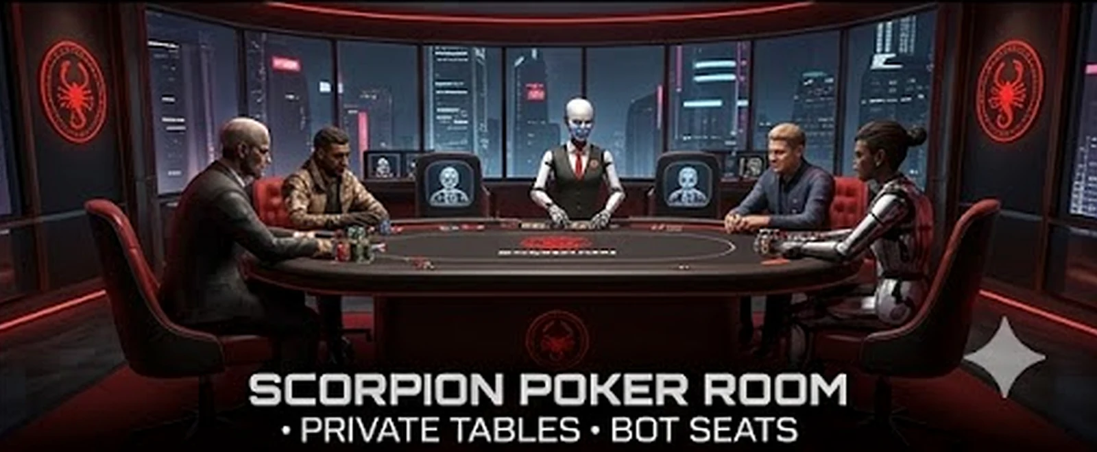 Scorpion Poker Room banner