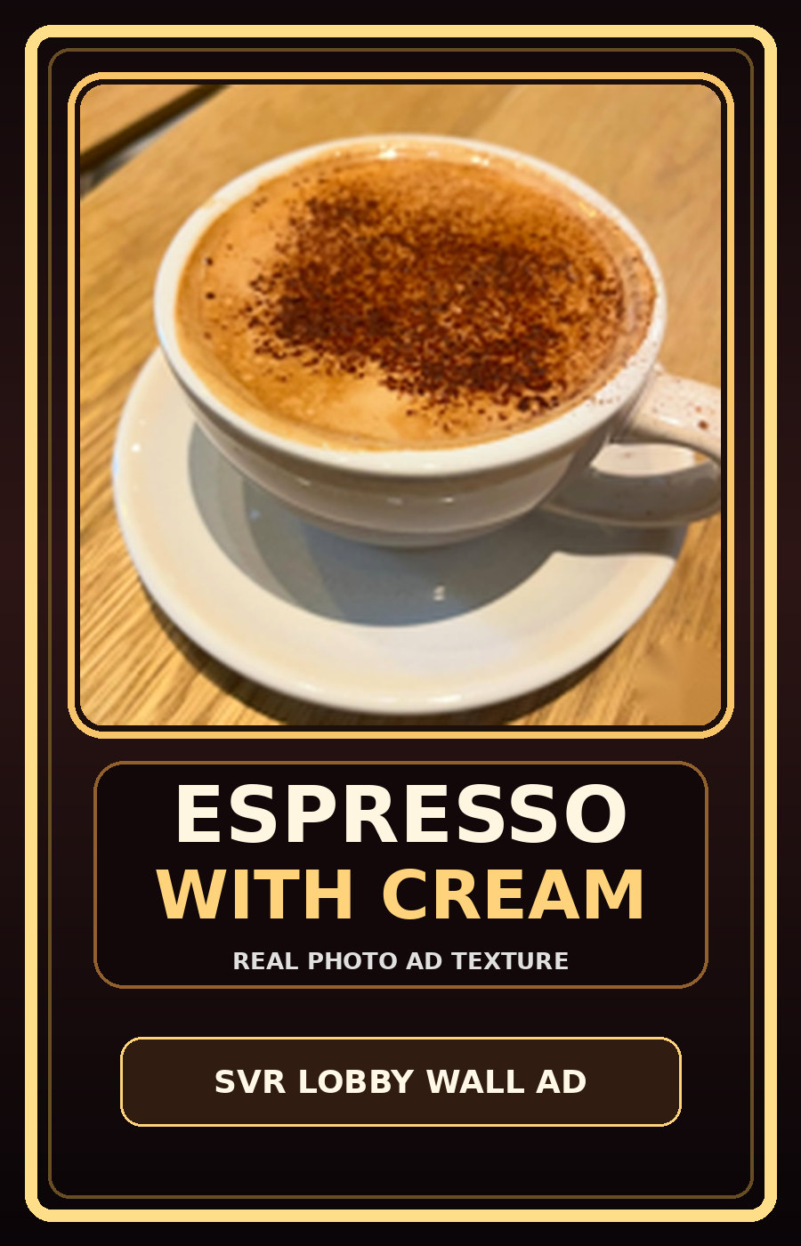 Espresso With Cream ad